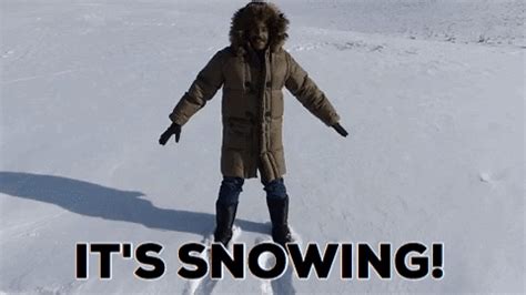 snowing gif funny